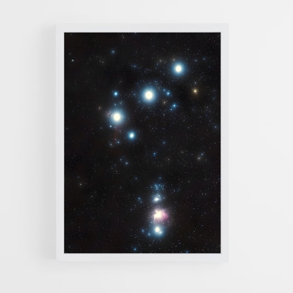 Poster Éblouissant de la Nébuleuse d'Orion – affiche Nébuleuses (vue 3)